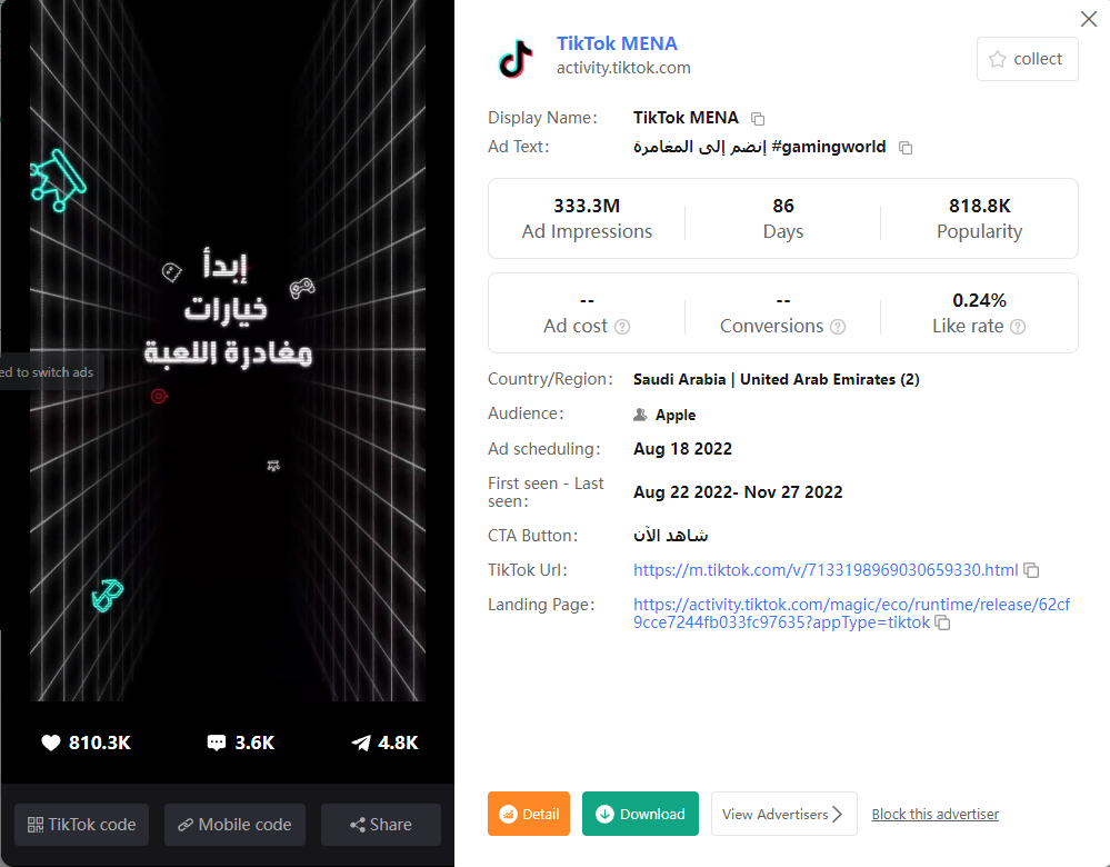 TikTok MENA